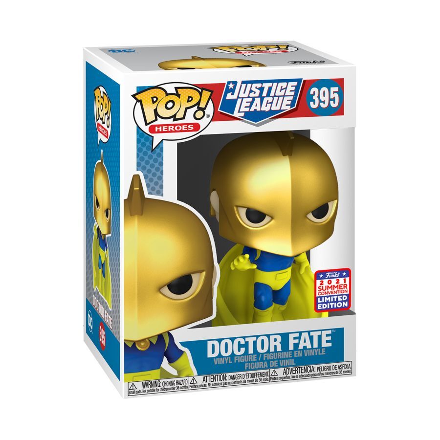 Pop! Funko 10cm DC Comics Doctor Fate SDCC 2021 RS #395 Vinyl Figurine Toy 3y+ — image 2