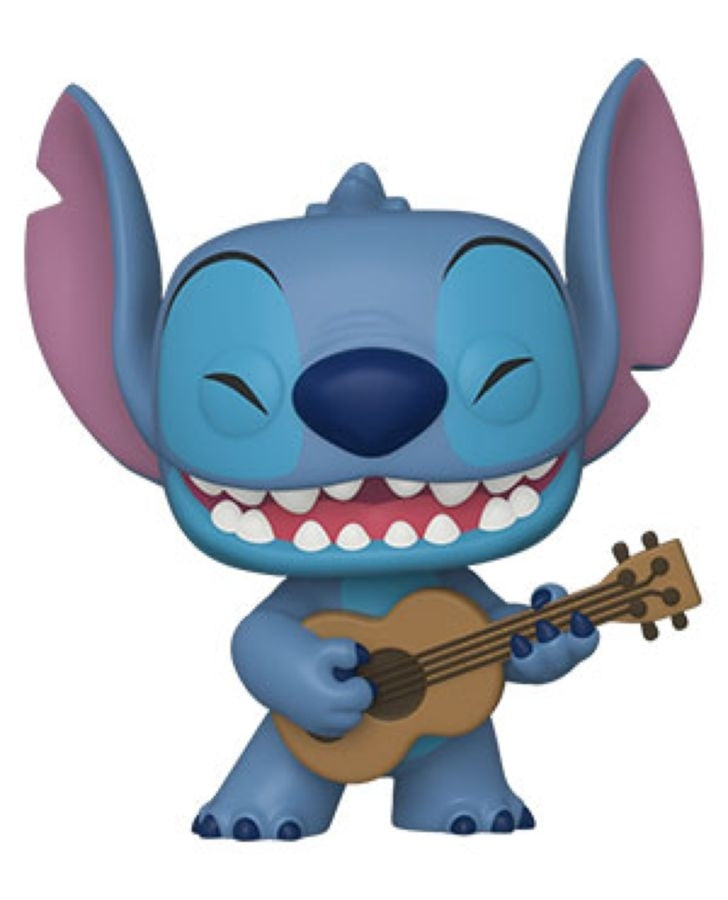Pop! Funko 10cm Figurine Lilo & Stitch Stitch w/Ukelele #1044 Collectable 3+