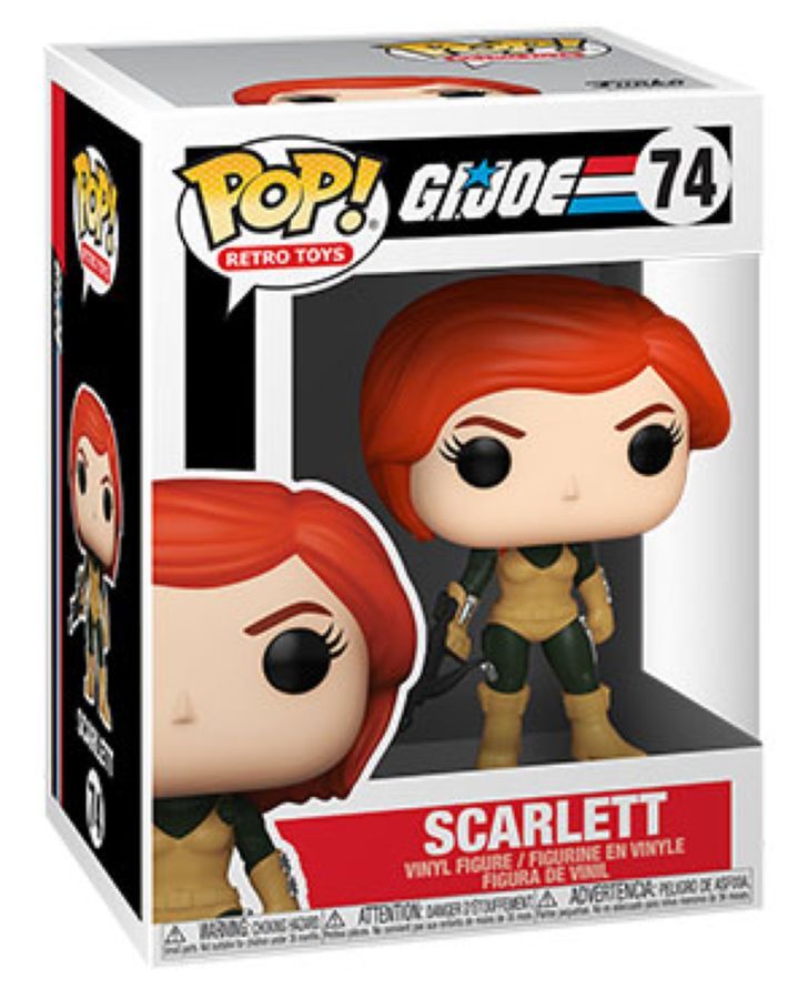 Pop! Funko 10cm Vinyl G.I. Joe Scarlett #74 Collectable Figurine Toy Kids 3y+ — image 2
