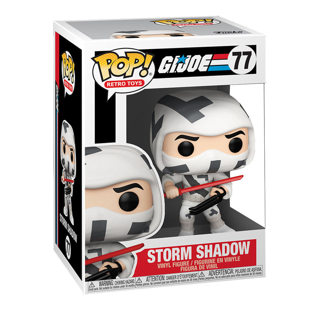 Pop! White Storm Shadow Vinyl Figurine Collection G.I Joe Movie Toy Collectibles — image 2