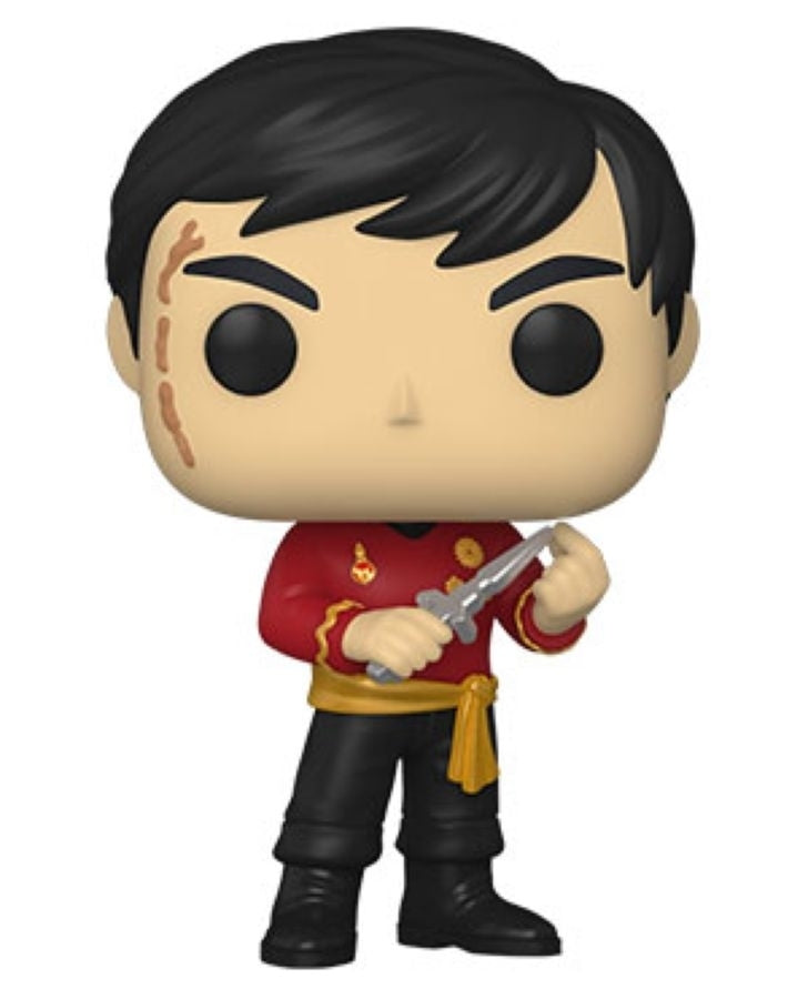 Pop! Funko 10cm Figurine Star Trek TOS Mirror Sulu Collectable Vinyl Toy 3y+