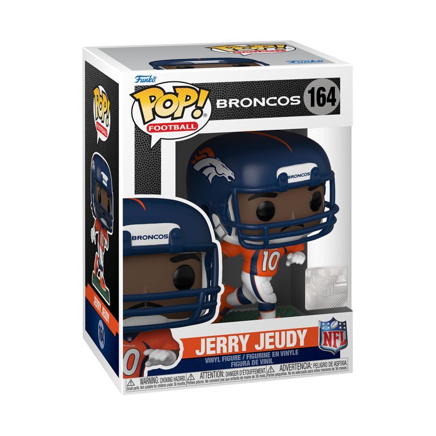 Pop! Vinyl NFL Broncos Jerry Jeudy Home #164 Collectable Figurine 10cm Toy 3y+ — image 2