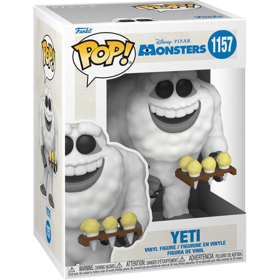 Pop! 10cm Figurine Monsters Inc Yeti 20th Anniv #1157 Vinyl Collectable 3y+ Toy — image 2