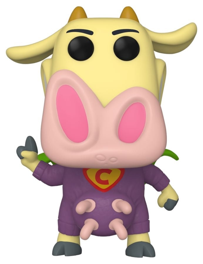 Pop! Funko 10cm Cow & Chicken Vinyl #1071 Super Cow Figurine/Collectable 3y+ Toy