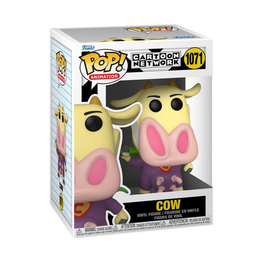 Pop! Funko 10cm Cow & Chicken Vinyl #1071 Super Cow Figurine/Collectable 3y+ Toy — image 2