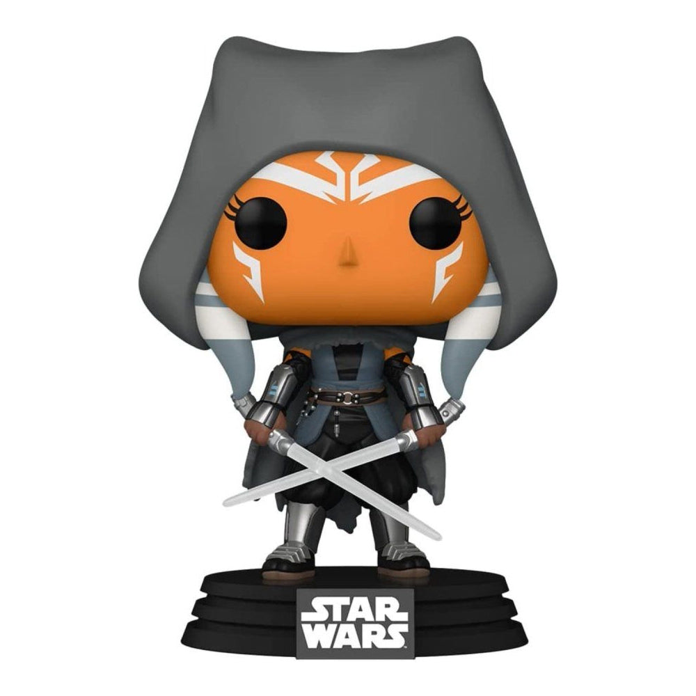 Pop! Figurine Star Wars Mandalorian Ahsoka Hooded RS Collectable Vinyl Toy 3+
