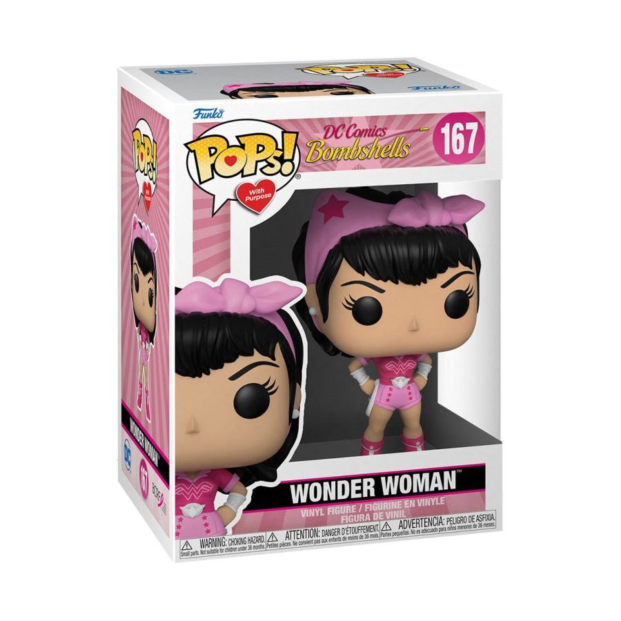 Pop! Pop Vinyl Figurine DC Comics Action Figure - Breast Cancer Awareness 10cm — image 2