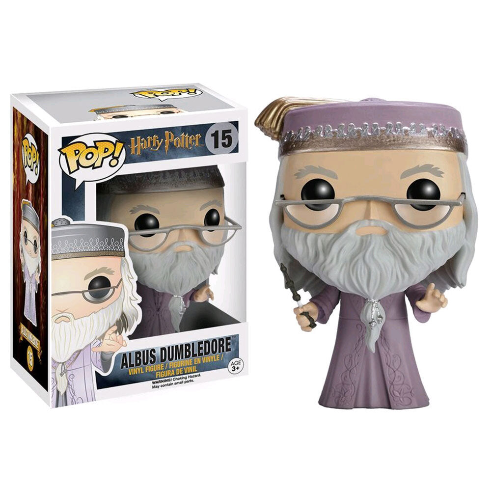 Pop! Funko Movies 10cm 15 Harry Potter Albus Dumbledore w/ Wand Vinyl Figurine — image 2
