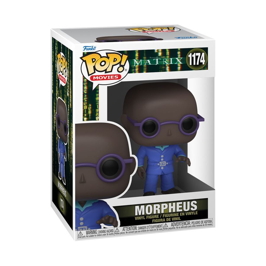 Pop! 10cm Figurine Matrix Resurrections Morpheus #1174 Vinyl Collectable 3y+ Toy — image 2
