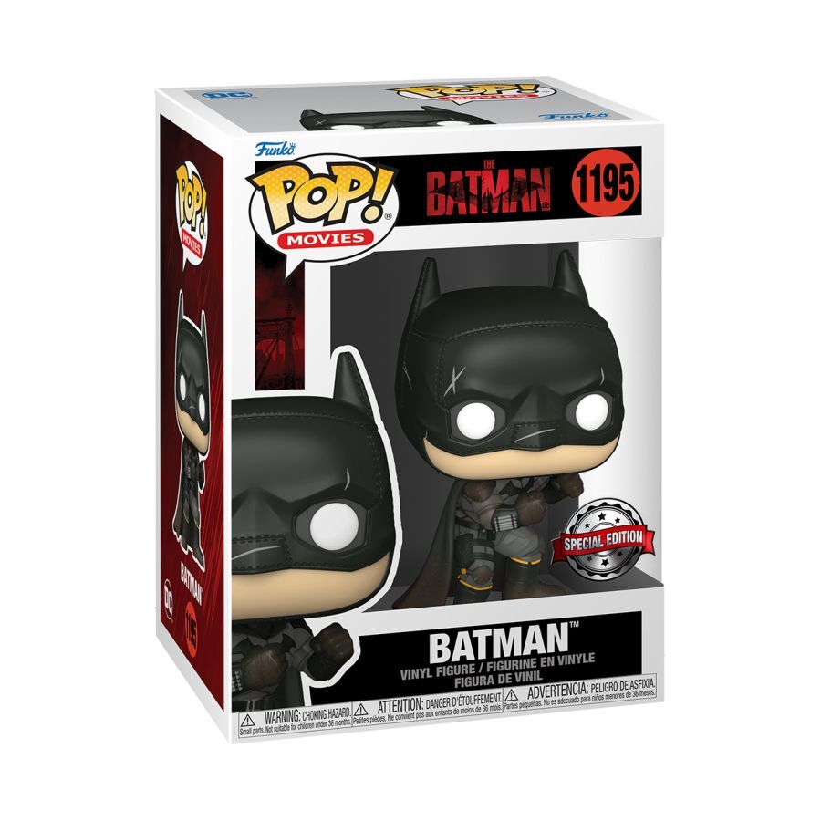 Pop! Funko 10cm Vinyl Figurine The Batman BD RS #1195 Collectable Kids 3y+ Toy — image 2