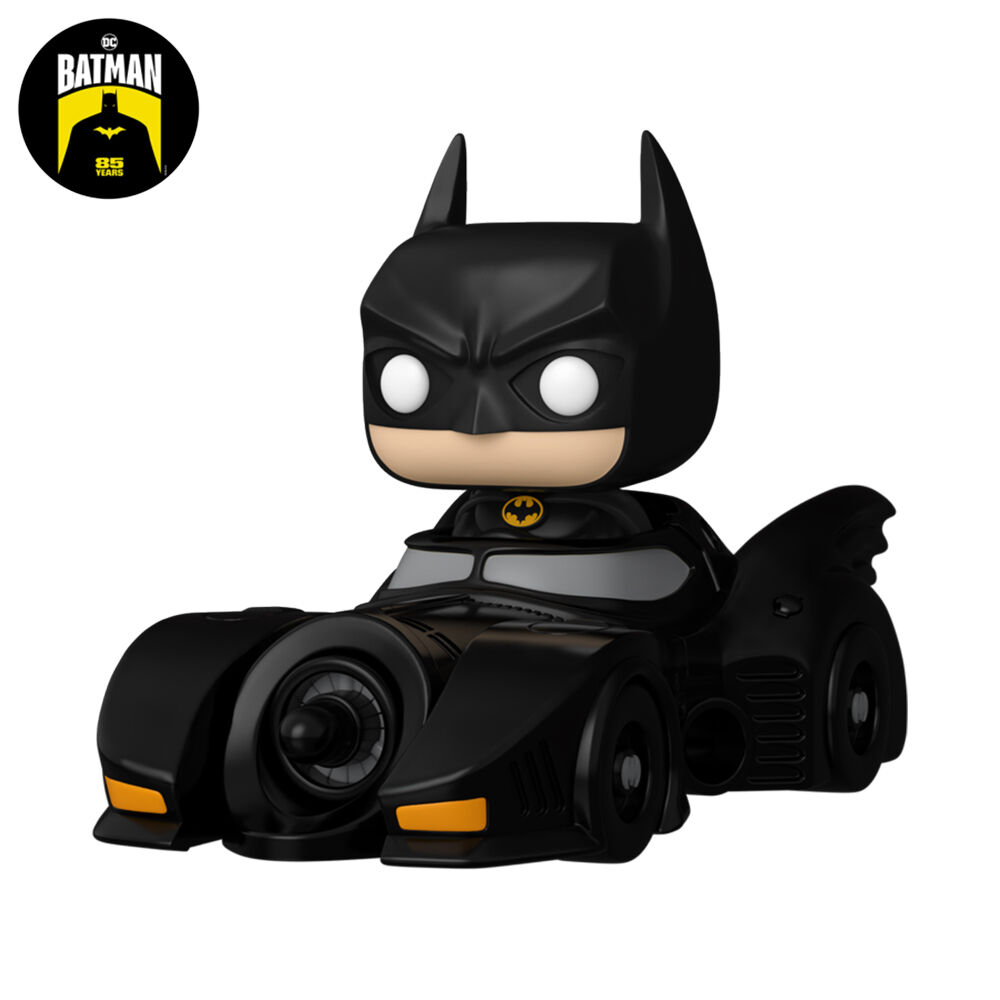 Funko Batman Batmobile 1989 85th Anniv Pop Ride Vinyl Movie Hero Action Figure Toy