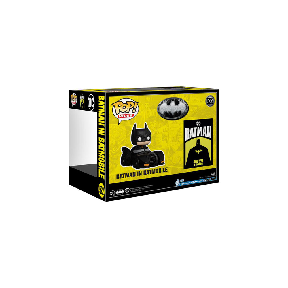 Funko Batman Batmobile 1989 85th Anniv Pop Ride Vinyl Movie Hero Action Figure Toy — image 4
