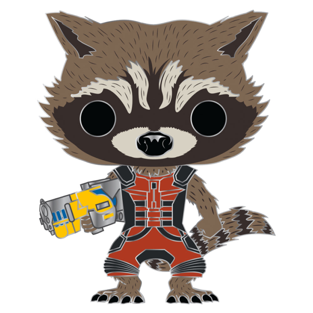 Pop! Marvel Guardians Of The Galaxy 2 #10 Rocket Raccoon 10cm Pop! Enamel Pin/Badge