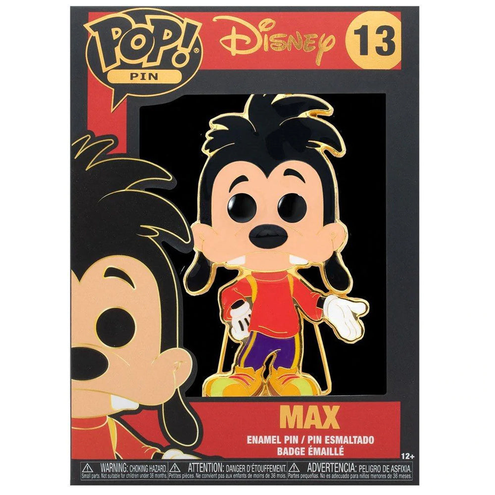 Pop! Disney Goofy Movie #13 Max 10cm Pop! Enamel Pin/Badge w/ Stand Collectible 12y+ — image 2