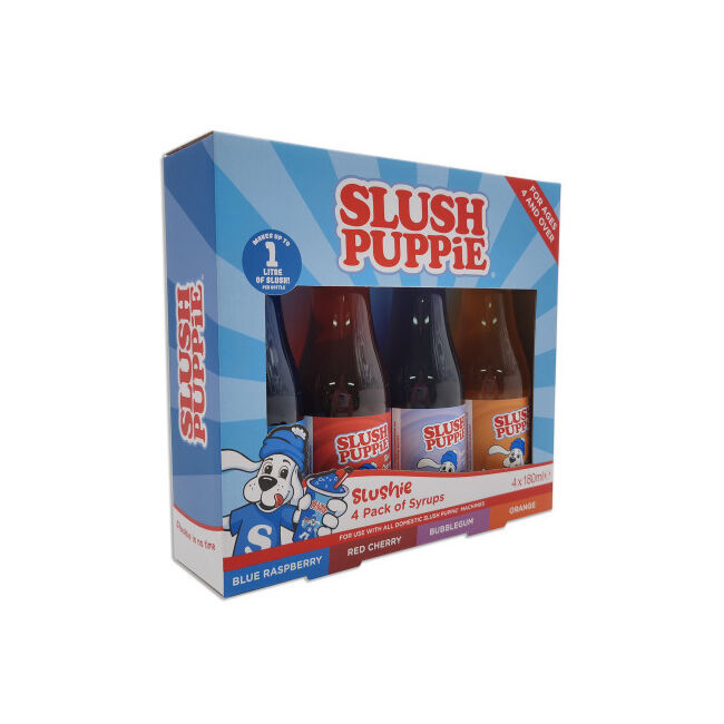 Slush Puppie Snow Cone/Slushie Maker & 4pc Fizz Creations Flavoured Syrups 180ml — image 7