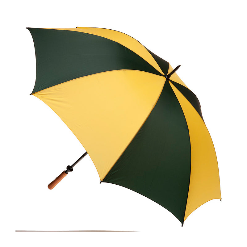 Clifton Albatross Golf 132cm Manual Windproof Umbrella Wood Handle Bottle/Yellow