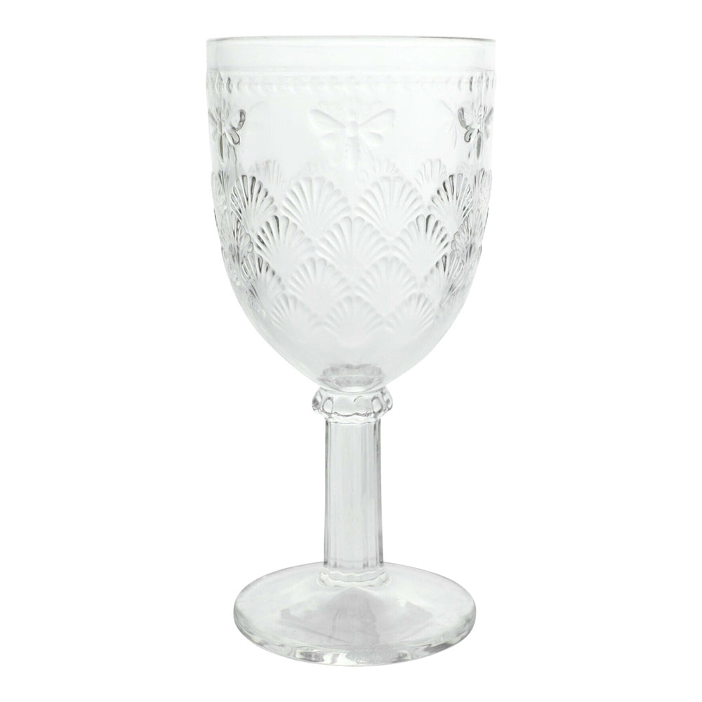 LVD Stemmed Bee 17cm Red Wine Glass Drinking Goblet/Cocktail Glassware Cup Clear