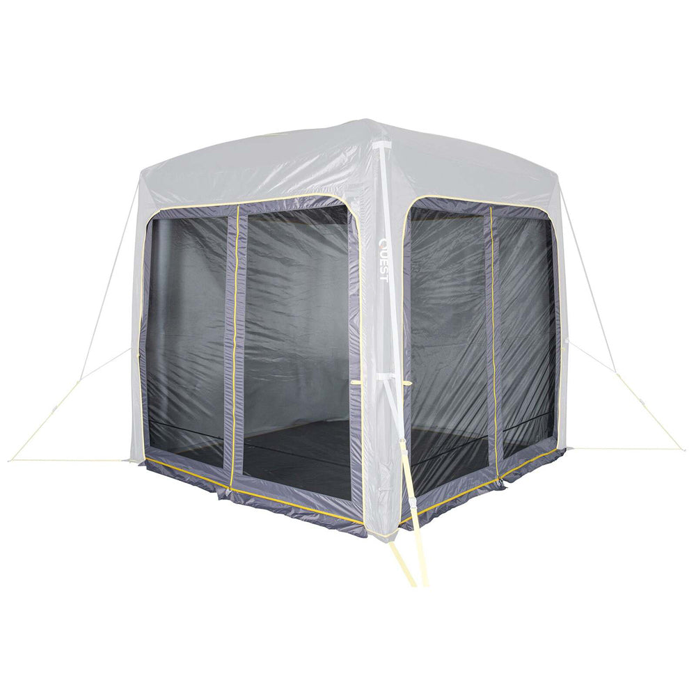 Quest Outdoors Air Gazebo 2.4 Mesh Wall Kit Sun/Wind Cover Rain Protection
