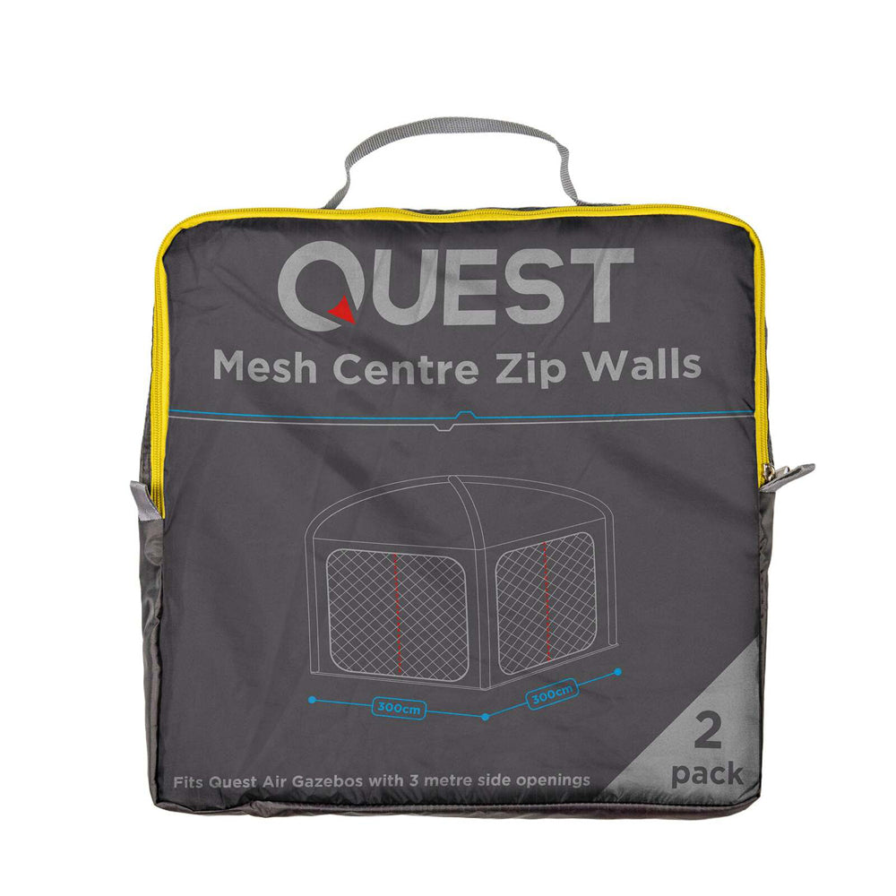 Quest Outdoors Air Gazebo 2.4 Mesh Wall Kit Sun/Wind Cover Rain Protection — image 2