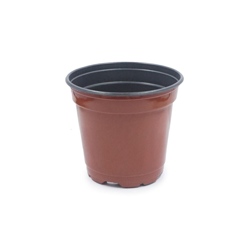 Antheia Green Homewares Soft Plastic Seedling Planter Pot 11x9.5cm Brown (8 Pieces) — image 2