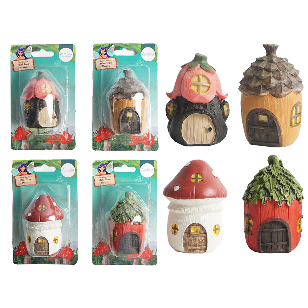 Antheia Green Homewares Plant/Pot Decor Fairy Garden Mini Tree House Assorted — image 2