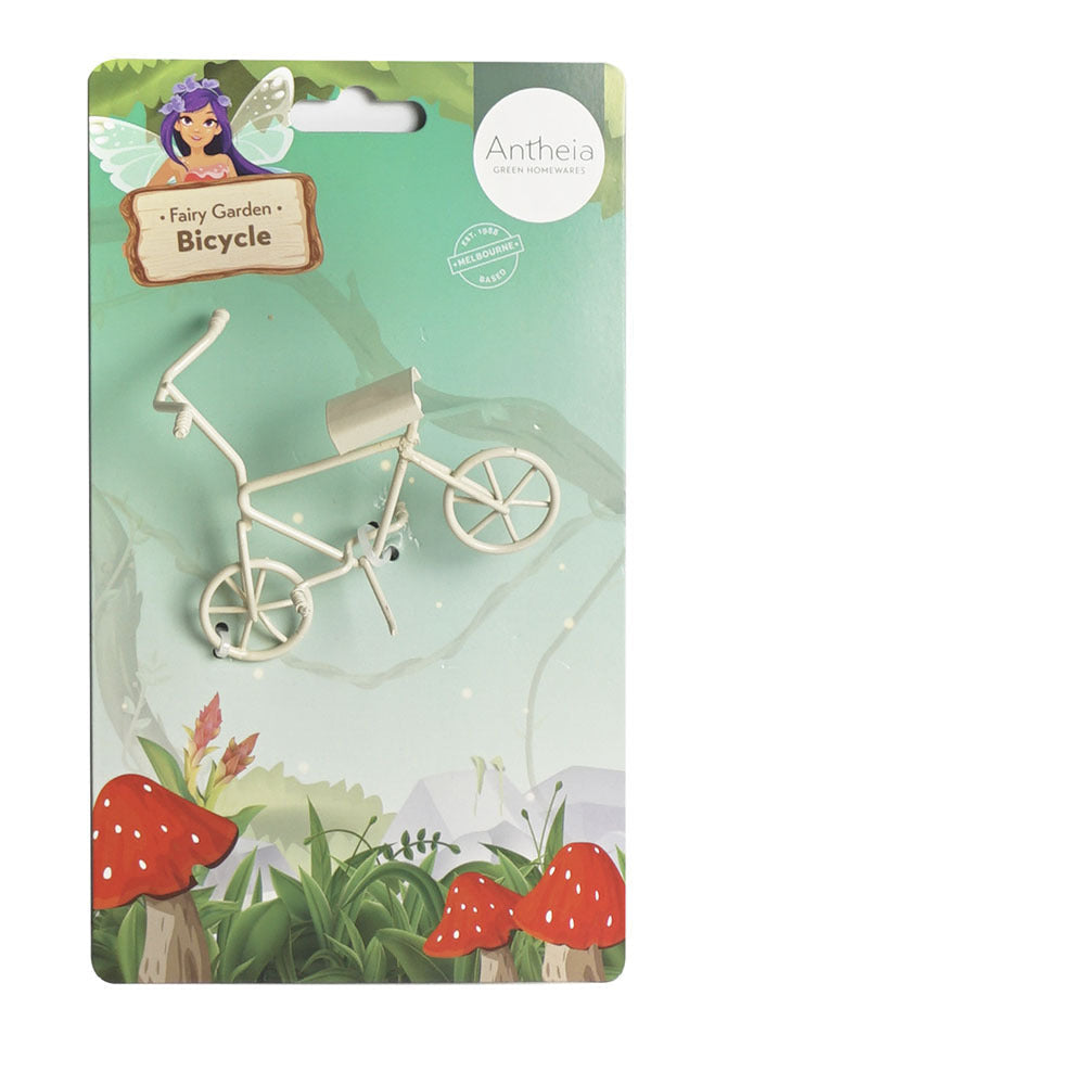 Antheia Green Homewares Plant/Pot Decor Fairy Garden Metal Bicycle Assorted (6 Pack) — image 2