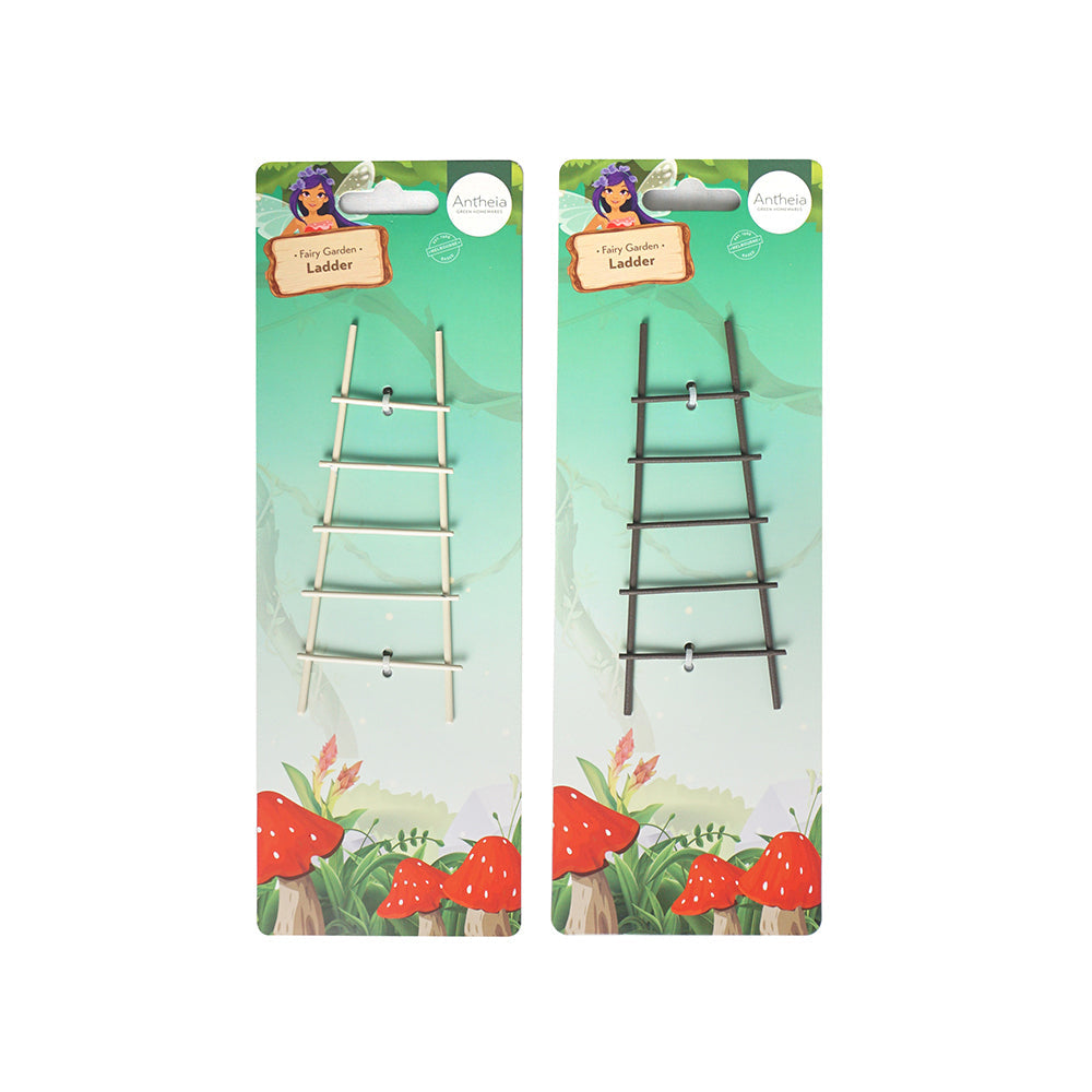 Antheia Green Homewares Outdoor Plant/Pot Decor Fairy Garden Ladder Asstd (6 Pack) — image 2