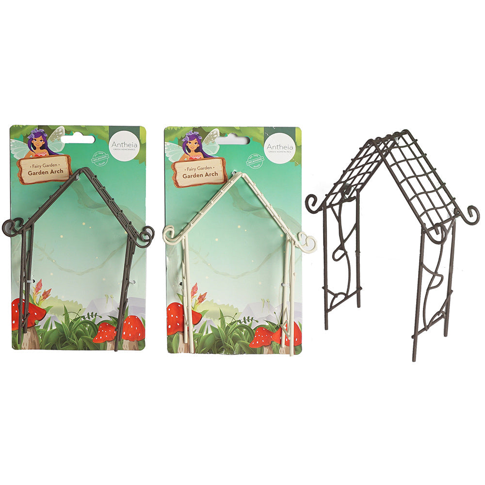 Antheia Green Homewares Plant/Pot Decor Fairy Garden Metal Garden Arch Assorted — image 2