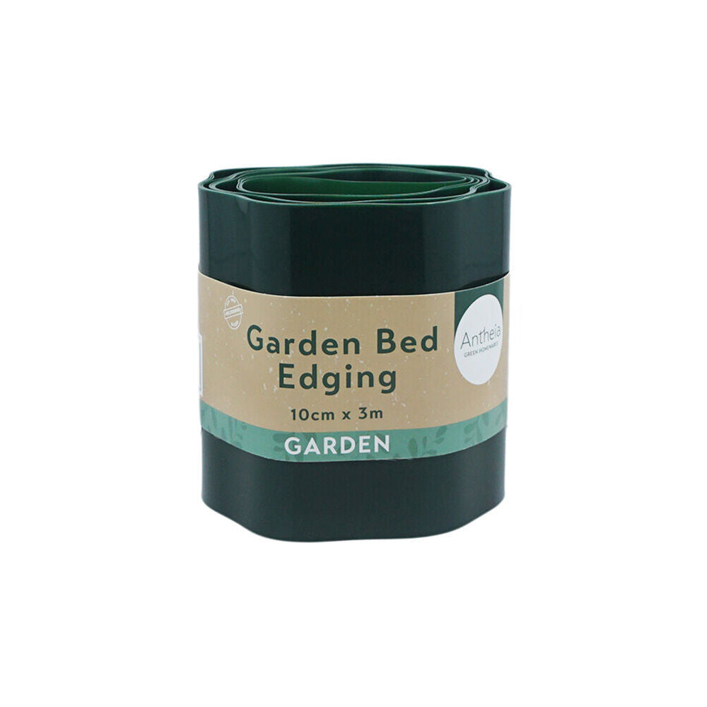 Antheia Green Homewares Wave Design Garden Edge Border Home Decor Green 10cm