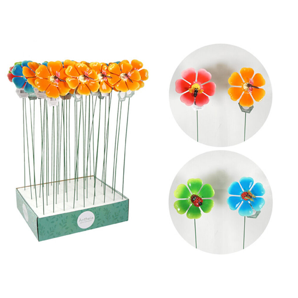 Antheia Green Homewares Garden Stakes Outdoor Home Decor Flower Assorted 70cm — image 2