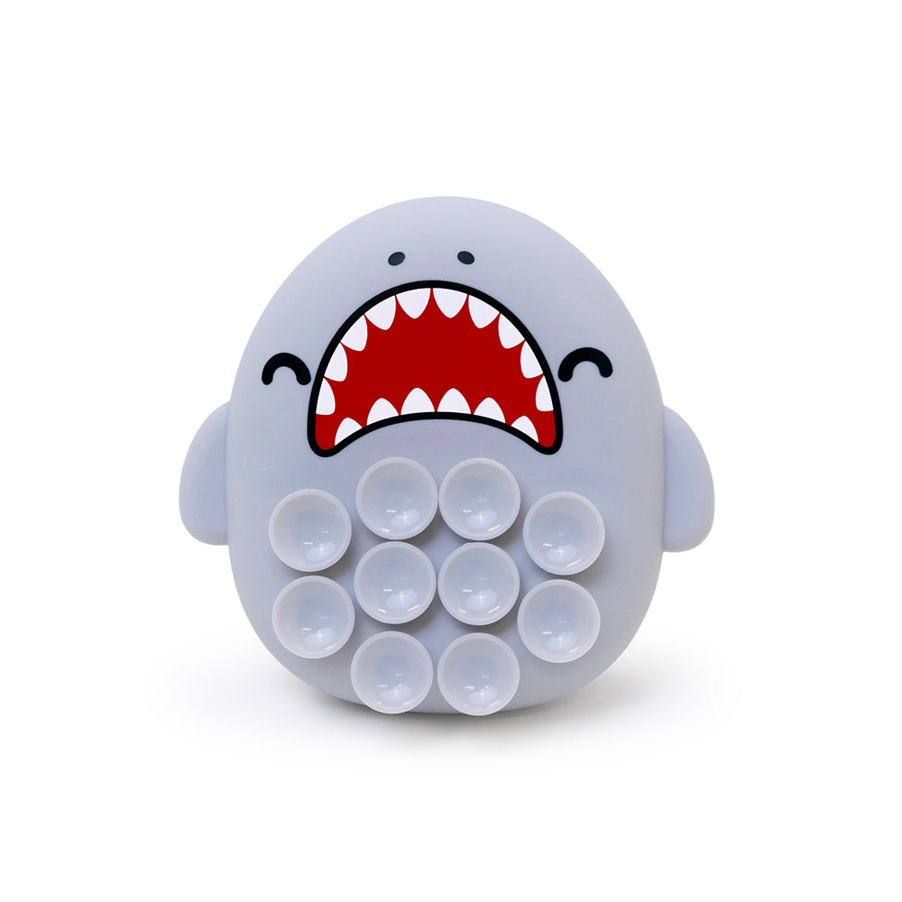 Good Banana Suction Cup Fidget Shark Squeeze Soft Sensory Kids Toy 13cm Grey — image 2