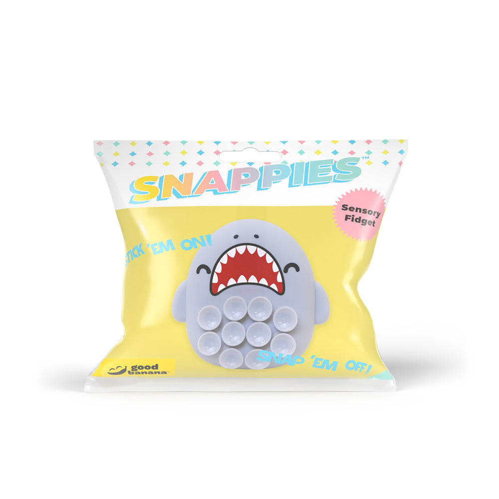 Good Banana Suction Cup Fidget Shark Squeeze Soft Sensory Kids Toy 13cm Grey — image 3