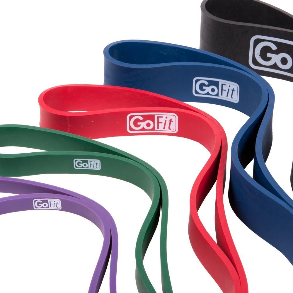 Gofit Hdr 203cm 30-50lbs/14-23kg Workout/Training Exercise Resistance Band Green — image 2