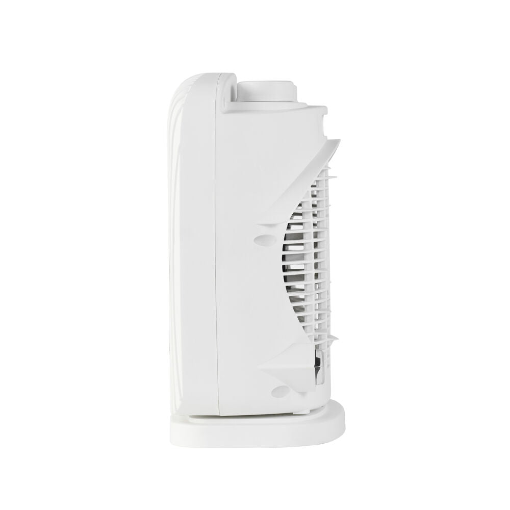 Goldair 2400W Upright Portable Compact Oscillating Fan Heater 20.5x27cm White