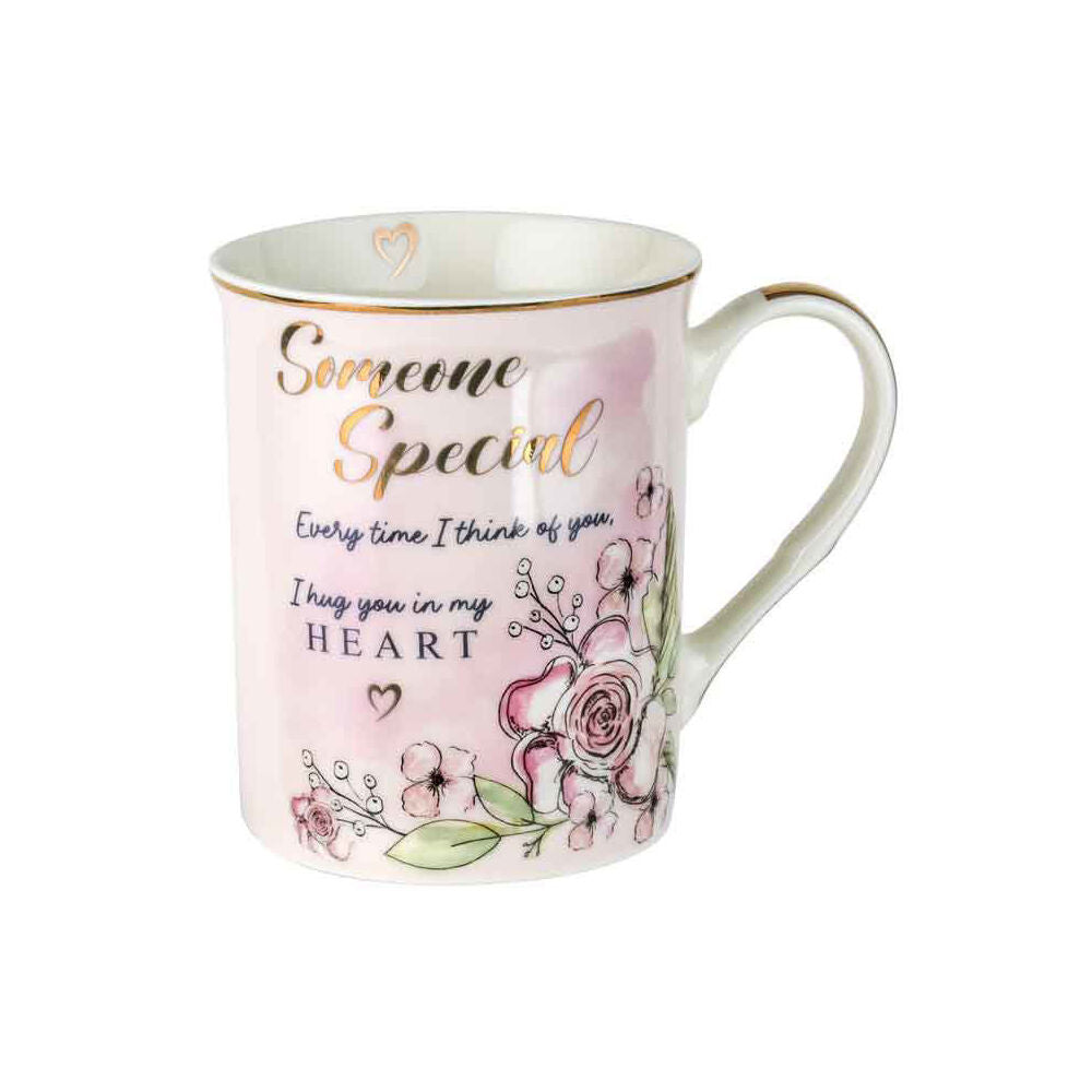 LMD Believe New Bone China Milk/Tea/Coffee Mug Cup Drinkware 360ml Pink