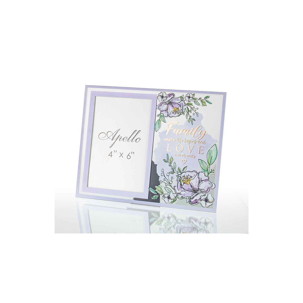 LMD Glass Family Wellness Photo Frame Decor 29x15cm — image 2