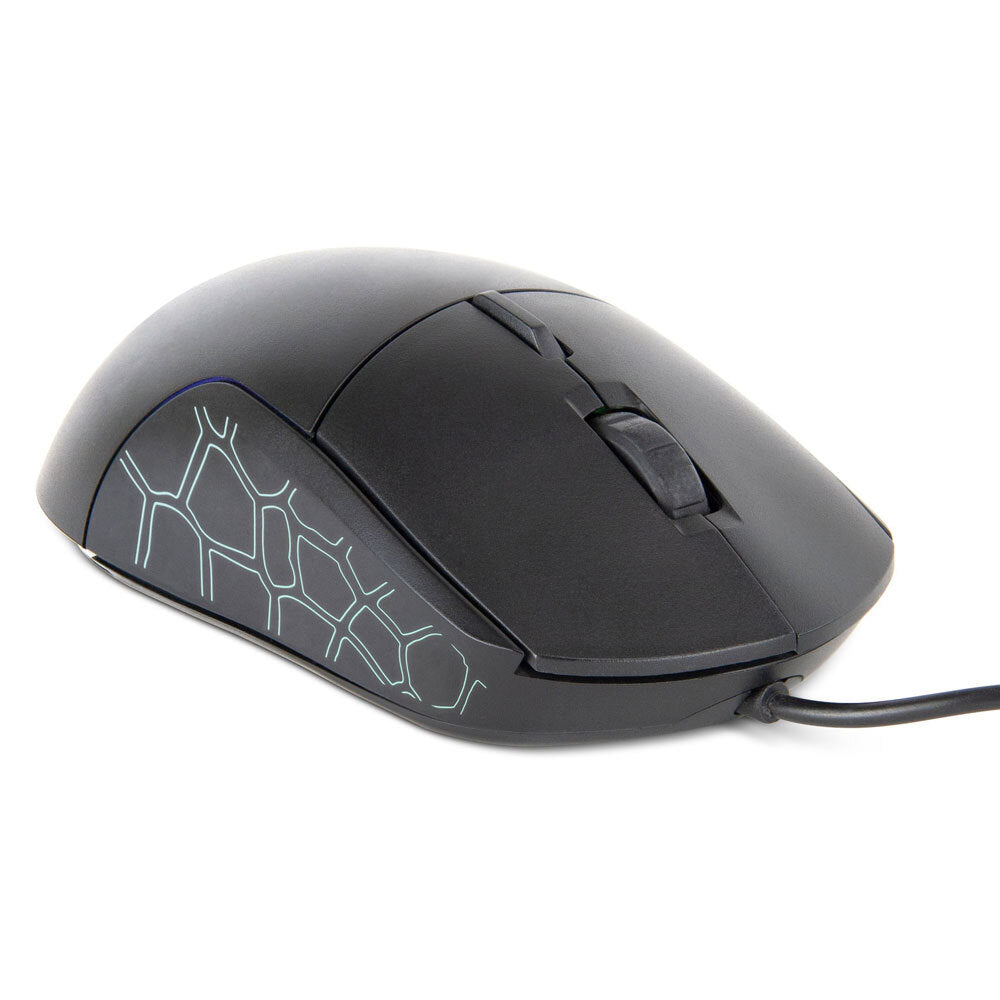 Gecko Wired USB Optical Gaming Mouse w/ Switching DPI/Coloured LED for PC/Laptop — image 2