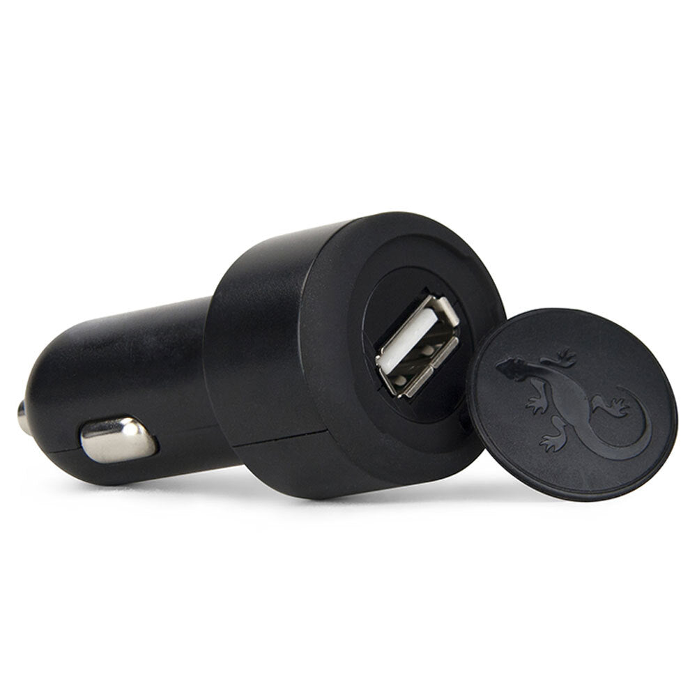 Gecko Smart 1.0A USB Car Charger for Smartphones GPS Tablet Dash Cameras Black — image 3