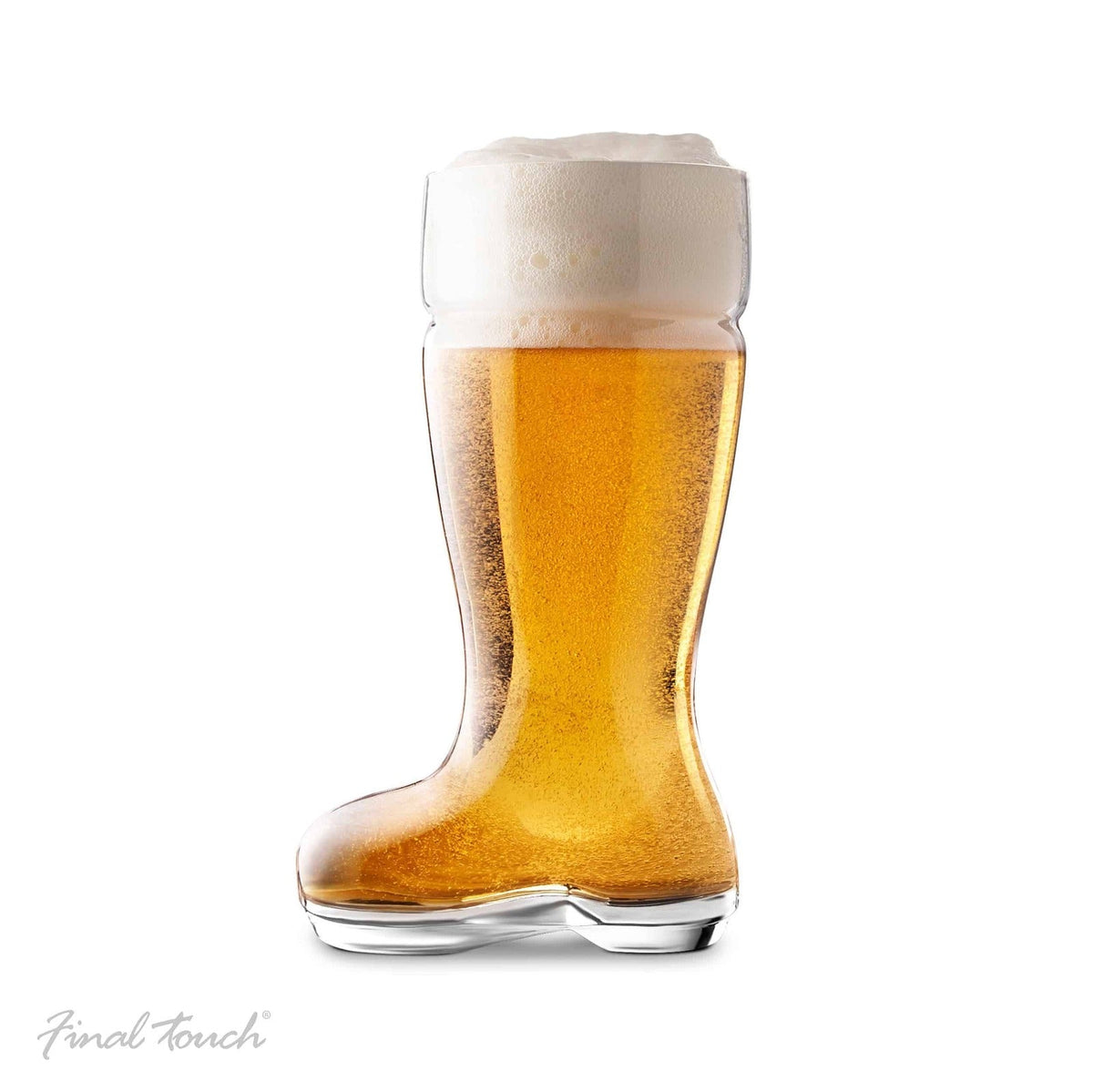 Final Touch 1L Das Beer Boot Glass Beer Drink Mug Barware long Glass Clear — image 2
