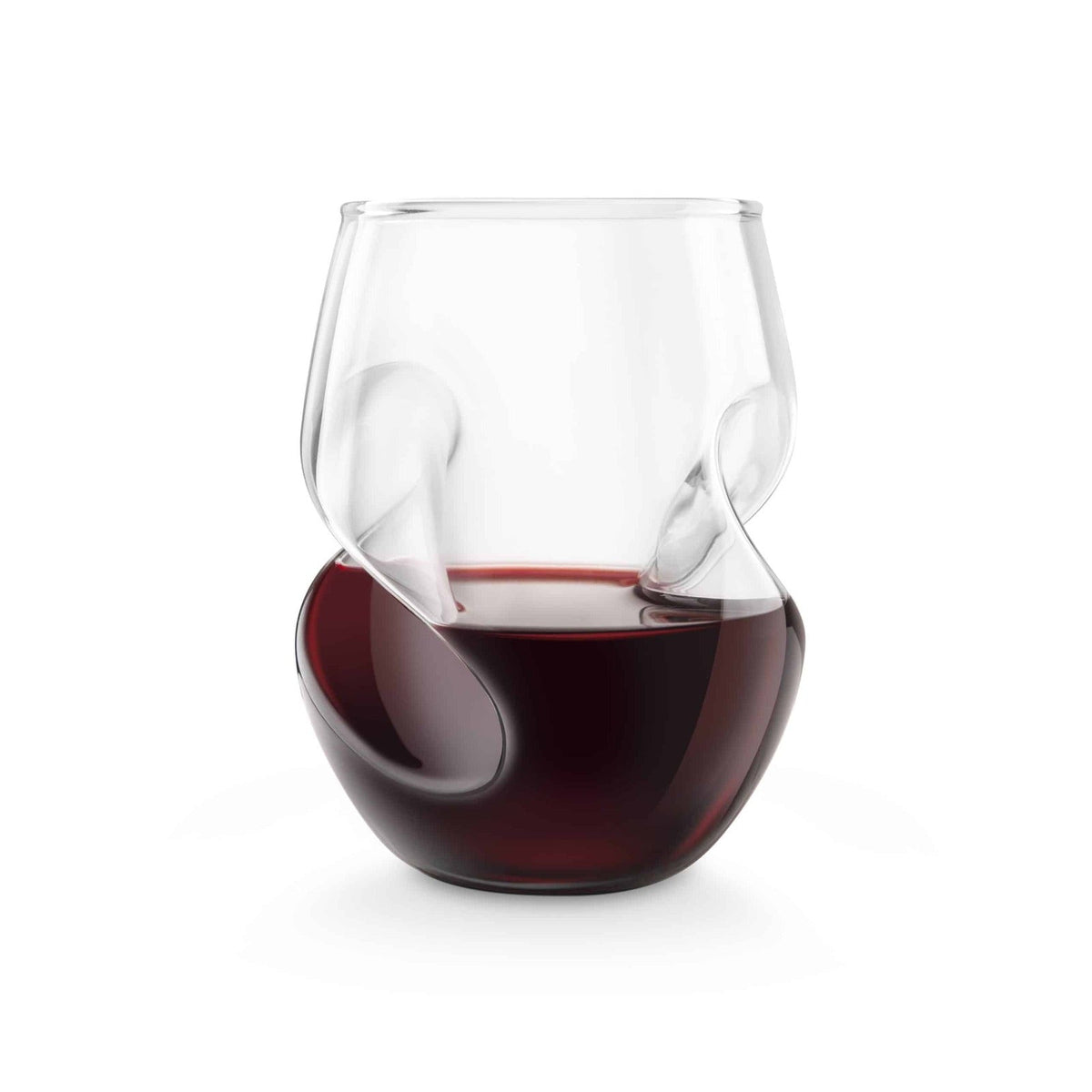 Final Touch 473ml Hand Crafted Conundrum Wine Stemless Glass Drinkware (4 Pieces) — image 3
