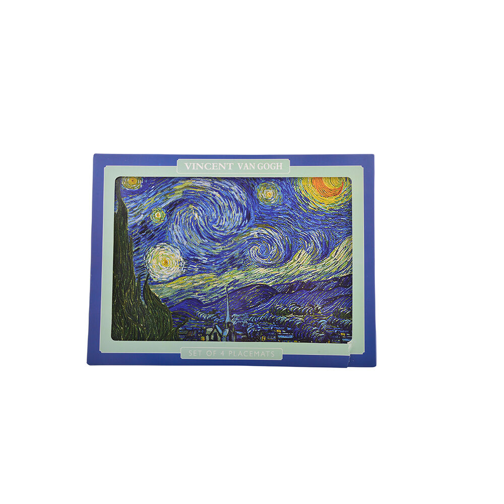 Gibson Gifts Artists Place Mat Table Heat Protector Rectangle 29x22cm (4 Pieces) — image 2