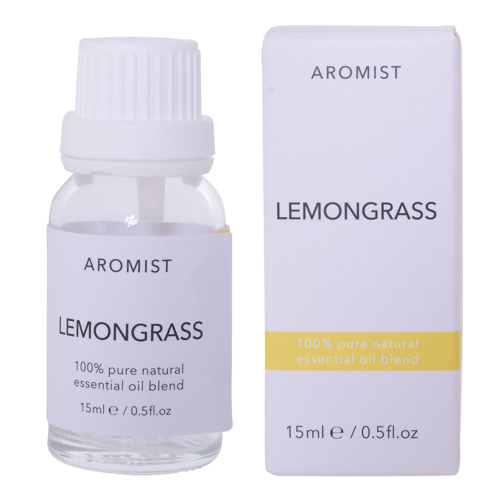 Gibson Gifts Aromist Oil Aromatherapy 15ml Lemongrass Scent For Diffuser