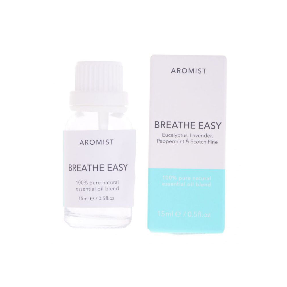 Gibson Gifts Aromist Oil Aromatherapy 15ml Breathe Easy Scent For Diffuser