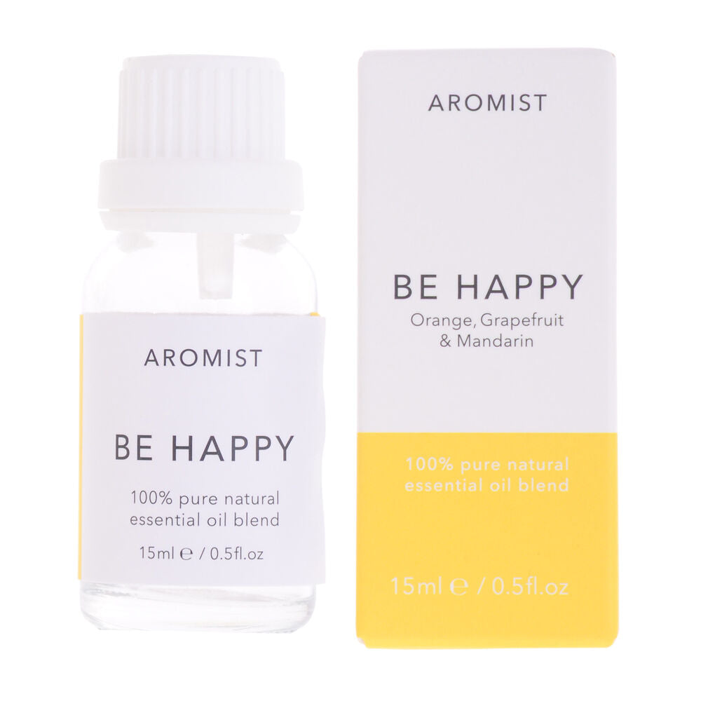 Gibson Gifts Aromist Oil Aromatherapy 15ml Be Happy For Diffuser/Burner
