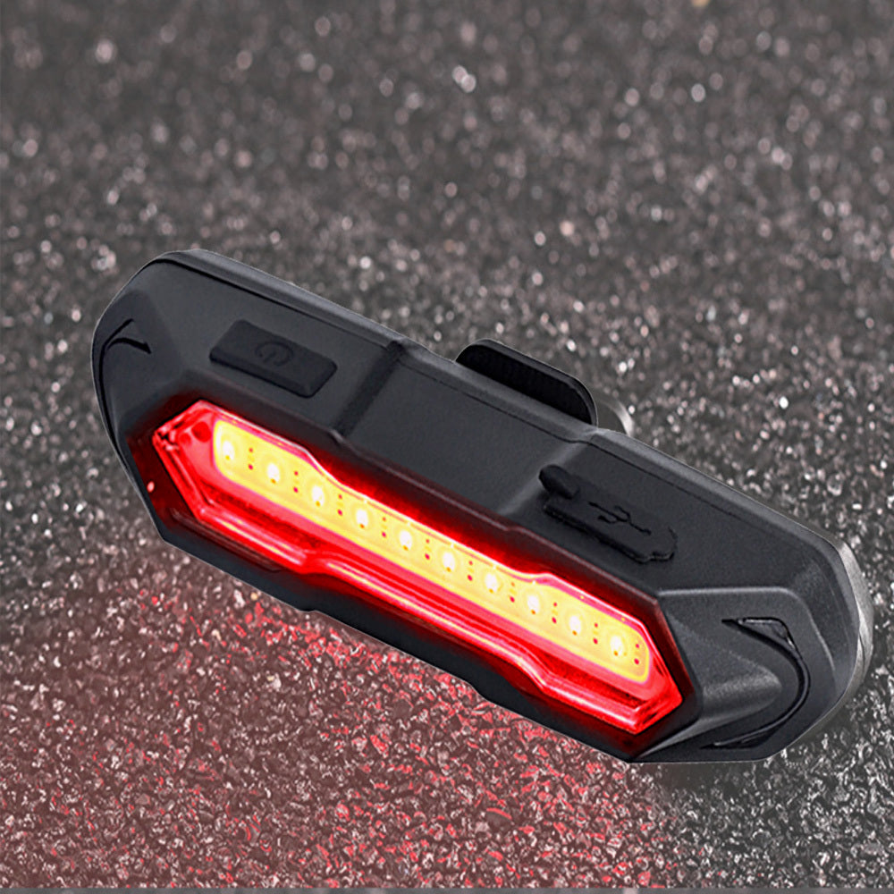 Sansai 9cm USB Rechargeable Bicycle/Bike Tail Light w/ 5 Red/White Modes — image 2