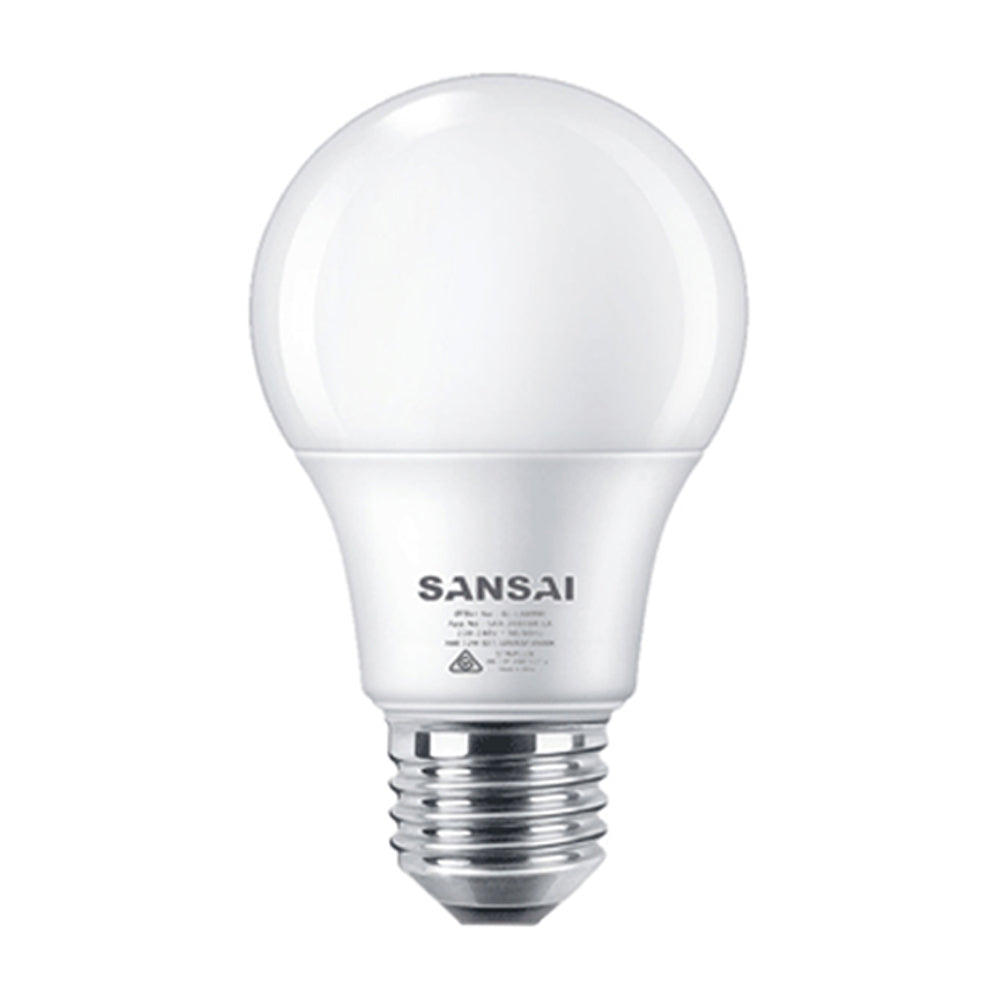 Sansai Home/Office LED 1050lm Screw In Light Bulb A60 12W E27 Cool White 6500K