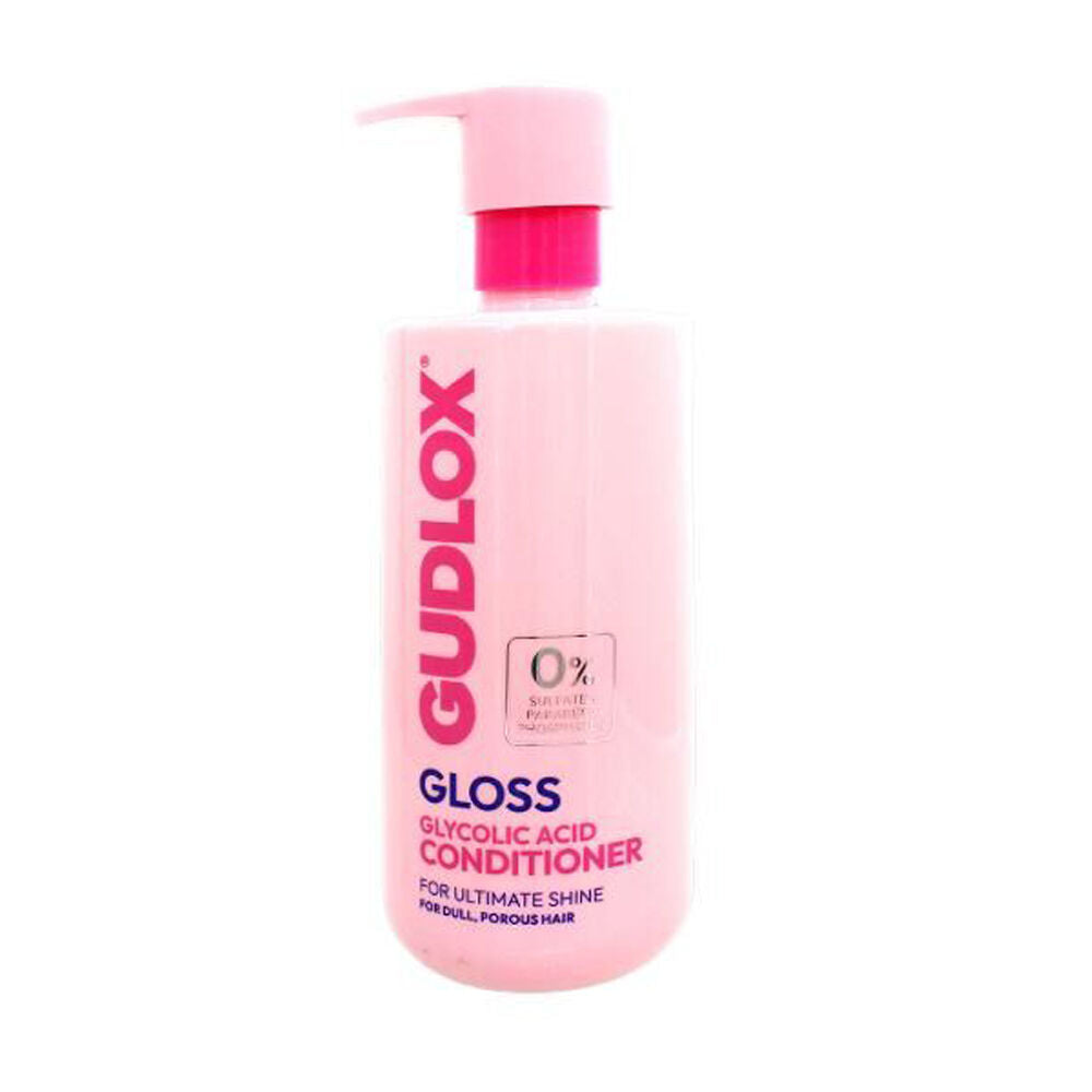 Gudlox 400ml Gloss Glycolic Acid Conditioner For Dull Porous Hair Treatment