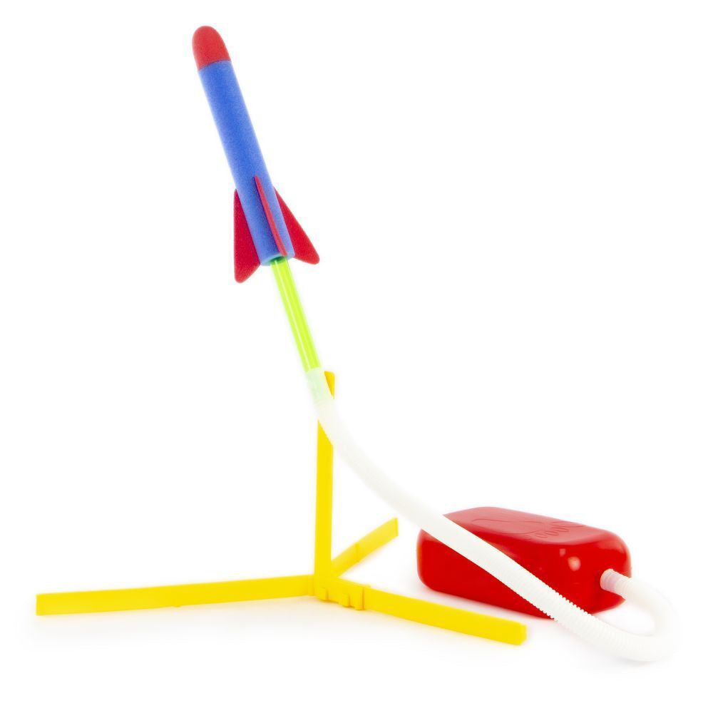 Pocket Money Fun Stomp Jump Rocket Launcher Kids Outdoor Play Flying Toy 5y+