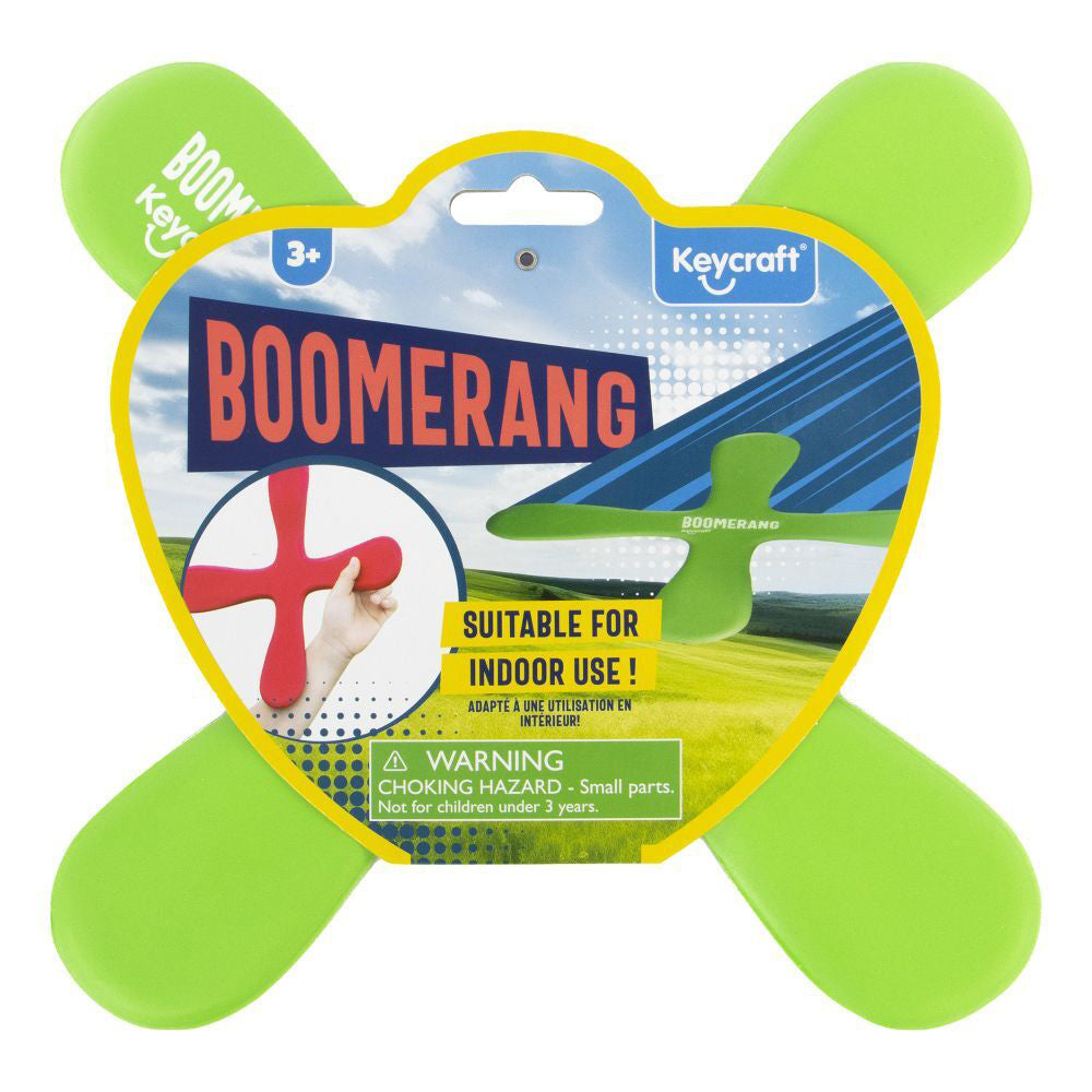 Pocket Money Fun 26cm Indoor Boomerang Freesbie Kids/Children Play Toy Assort 3+