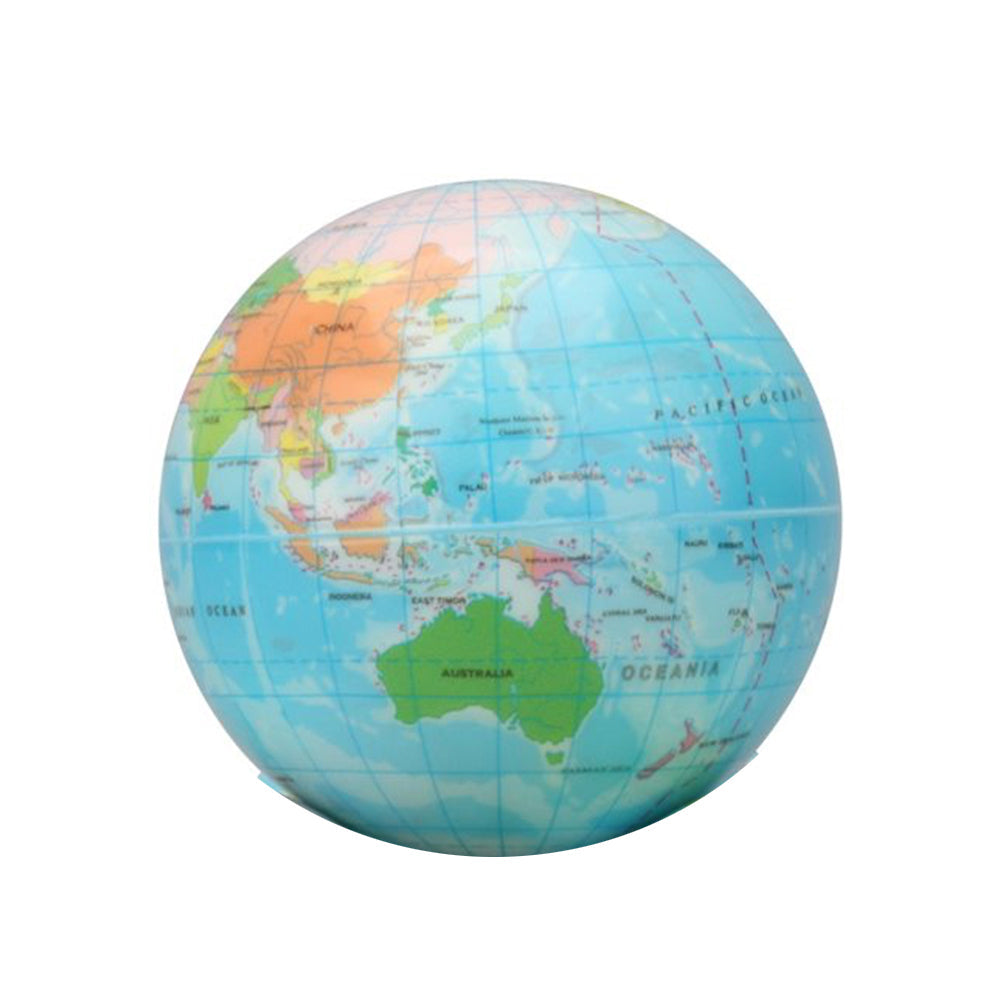 Discovery 6cm Small Globe Earth Sponge Soft Ball Toys Squeezy Squish 12m+ Assort